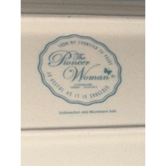 The Pioneer Woman Floral Ceramic Serving Tray 14" Long - Picture 4 of 7